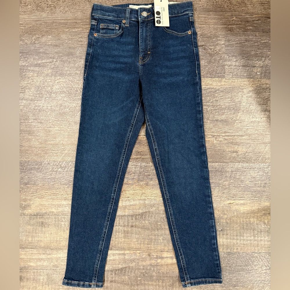 Top Shop High Waisted Petite Skinny Jeans